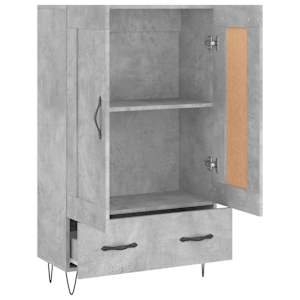 Skříň highboard betonově šedá 69,5x31x115 cm kompozitní dřevo - obrázek 6