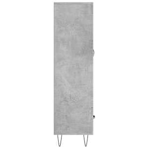 Skříň highboard betonově šedá 69,5x31x115 cm kompozitní dřevo - obrázek 7