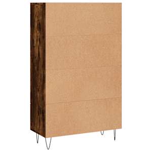 Skříň highboard kouřový dub 69,5 x 31 x 115 cm kompozitní dřevo - obrázek 8