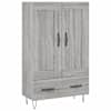 vidaXL k&otilde;rge kapp, hall Sonoma tamm, 69,5 x 31 x 115 cm, tehispuit