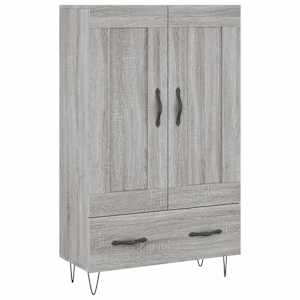 Skříň highboard šedá sonoma 69,5 x 31 x 115 cm kompozitní dřevo - obrázek 2