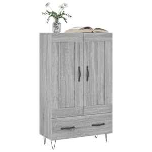 Skříň highboard šedá sonoma 69,5 x 31 x 115 cm kompozitní dřevo - obrázek 3