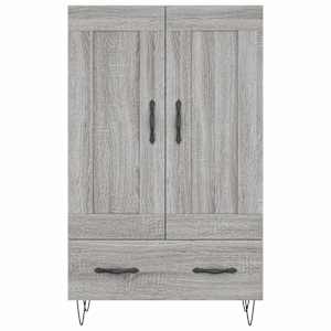 Skříň highboard šedá sonoma 69,5 x 31 x 115 cm kompozitní dřevo - obrázek 5