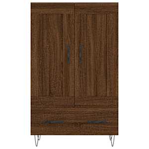 Skříň highboard hnědý dub 69,5 x 31 x 115 cm kompozitní dřevo - obrázek 5