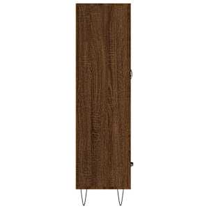 Skříň highboard hnědý dub 69,5 x 31 x 115 cm kompozitní dřevo - obrázek 7