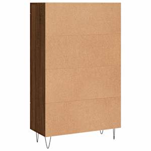 Skříň highboard hnědý dub 69,5 x 31 x 115 cm kompozitní dřevo - obrázek 8