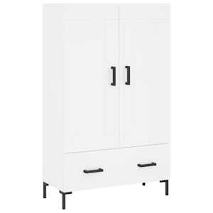 Skříň highboard bílá 69,5 x 31 x 115 cm kompozitní dřevo - obrázek 2
