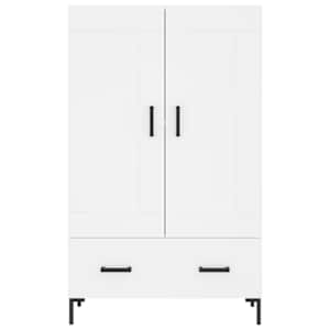 Skříň highboard bílá 69,5 x 31 x 115 cm kompozitní dřevo - obrázek 5