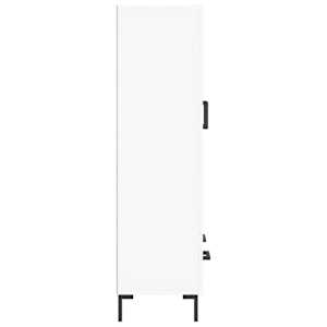 Skříň highboard bílá 69,5 x 31 x 115 cm kompozitní dřevo - obrázek 7
