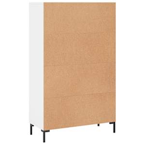 Skříň highboard bílá 69,5 x 31 x 115 cm kompozitní dřevo - obrázek 8