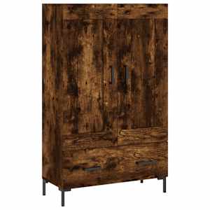 Skříň highboard kouřový dub 69,5 x 31 x 115 cm kompozitní dřevo - obrázek 2
