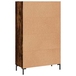Skříň highboard kouřový dub 69,5 x 31 x 115 cm kompozitní dřevo - obrázek 8