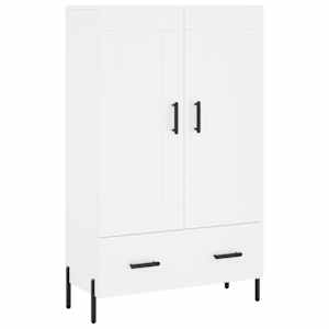 Skříň highboard bílá 69,5 x 31 x 115 cm kompozitní dřevo - obrázek 2