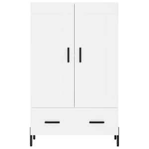 Skříň highboard bílá 69,5 x 31 x 115 cm kompozitní dřevo - obrázek 5