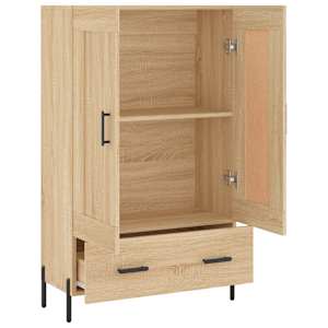Skříň highboard dub sonoma 69,5 x 31 x 115 cm kompozitní dřevo - obrázek 6