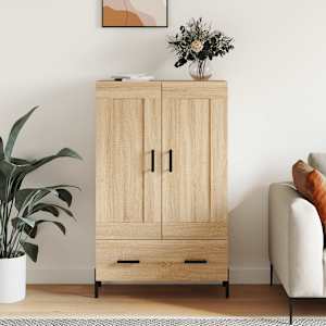 Skříň highboard dub sonoma 69,5 x 31 x 115 cm kompozitní dřevo - obrázek 1