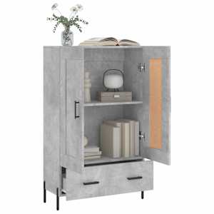 Skříň highboard betonově šedá 69,5x31x115 cm kompozitní dřevo - obrázek 4
