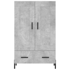 Skříň highboard betonově šedá 69,5x31x115 cm kompozitní dřevo - obrázek 5