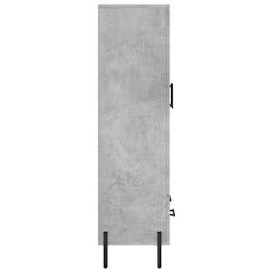 Skříň highboard betonově šedá 69,5x31x115 cm kompozitní dřevo - obrázek 7