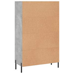 Skříň highboard betonově šedá 69,5x31x115 cm kompozitní dřevo - obrázek 8
