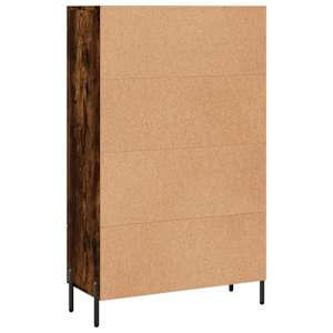Skříň highboard kouřový dub 69,5 x 31 x 115 cm kompozitní dřevo - obrázek 8