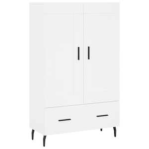 Skříň highboard bílá 69,5 x 31 x 115 cm kompozitní dřevo - obrázek 2