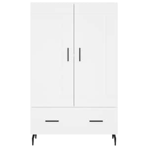 Skříň highboard bílá 69,5 x 31 x 115 cm kompozitní dřevo - obrázek 5