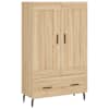 vidaXL k&otilde;rge kapp, Sonoma tamm, 69,5 x 31 x 115 cm, tehispuit