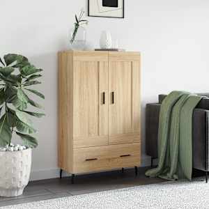 Skříň highboard dub sonoma 69,5 x 31 x 115 cm kompozitní dřevo - obrázek 1
