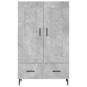 Skříň highboard betonově šedá 69,5x31x115 cm kompozitní dřevo - obrázek 5