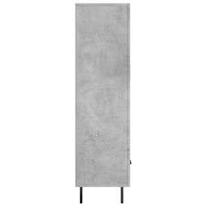 Skříň highboard betonově šedá 69,5x31x115 cm kompozitní dřevo - obrázek 7
