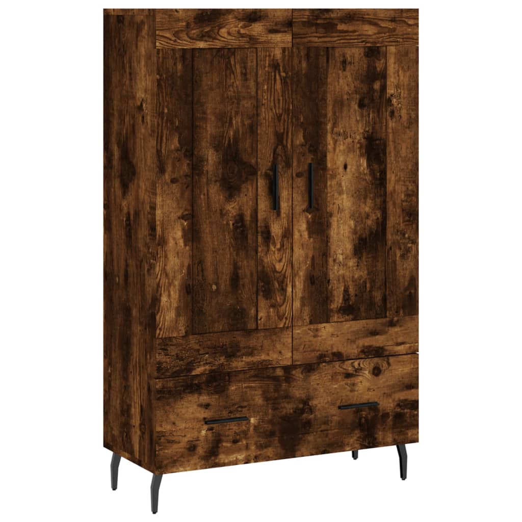 vidaXL Skříň highboard kouřový dub 69,5 x 31 x 115 cm kompozitní dřevo