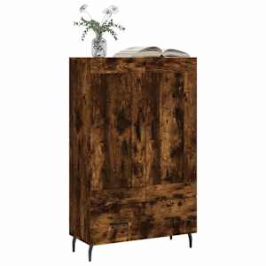 Skříň highboard kouřový dub 69,5 x 31 x 115 cm kompozitní dřevo - obrázek 3