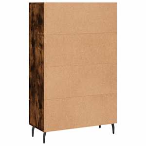 Skříň highboard kouřový dub 69,5 x 31 x 115 cm kompozitní dřevo - obrázek 8