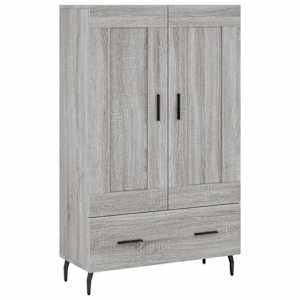 Skříň highboard šedá sonoma 69,5 x 31 x 115 cm kompozitní dřevo - obrázek 2