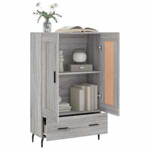 Skříň highboard šedá sonoma 69,5 x 31 x 115 cm kompozitní dřevo - obrázek 4