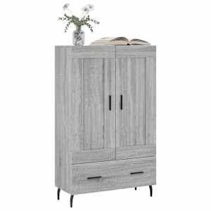 vidaXL Ντουλάπα Γκρι Sonoma 69,5 x 31 x 115 εκ. από Επεξεργασμένο Ξύλο
