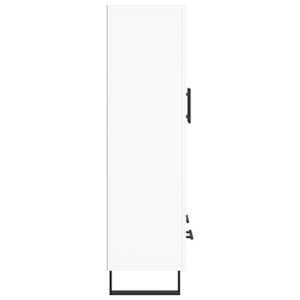Skříň highboard bílá 69,5 x 31 x 115 cm kompozitní dřevo - obrázek 7