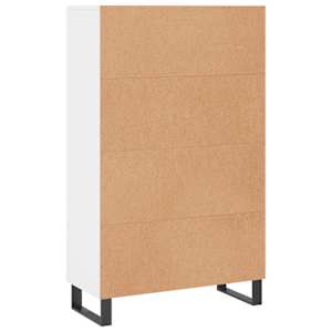 Skříň highboard bílá 69,5 x 31 x 115 cm kompozitní dřevo - obrázek 8