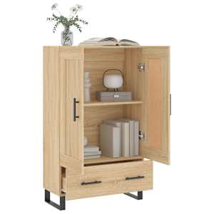 Skříň highboard dub sonoma 69,5 x 31 x 115 cm kompozitní dřevo - obrázek 4