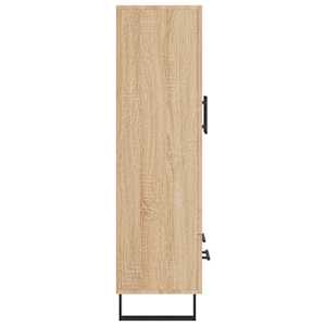 Skříň highboard dub sonoma 69,5 x 31 x 115 cm kompozitní dřevo - obrázek 7