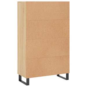 Skříň highboard dub sonoma 69,5 x 31 x 115 cm kompozitní dřevo - obrázek 8
