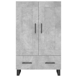 Skříň highboard betonově šedá 69,5x31x115 cm kompozitní dřevo - obrázek 5