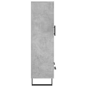 Skříň highboard betonově šedá 69,5x31x115 cm kompozitní dřevo - obrázek 7