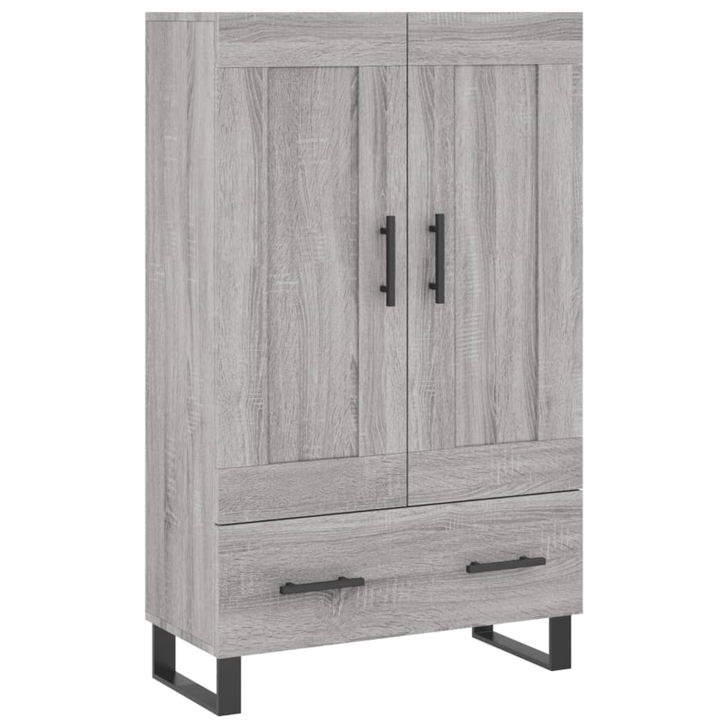 vidaXL Skříň highboard šedá sonoma 69,5 x 31 x 115 cm kompozitní dřevo