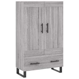 Skříň highboard šedá sonoma 69,5 x 31 x 115 cm kompozitní dřevo - obrázek 2