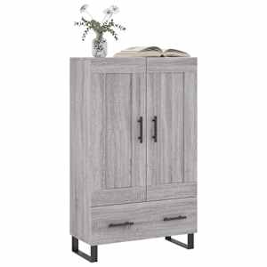 Skříň highboard šedá sonoma 69,5 x 31 x 115 cm kompozitní dřevo - obrázek 3