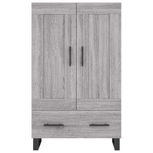 Skříň highboard šedá sonoma 69,5 x 31 x 115 cm kompozitní dřevo - obrázek 5