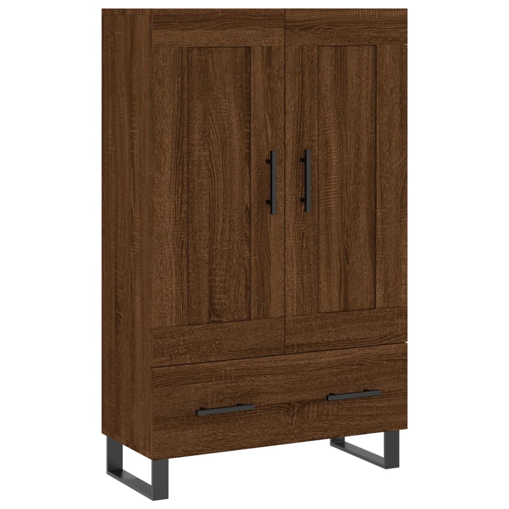 vidaXL Skříň highboard hnědý dub 69,5 x 31 x 115 cm kompozitní dřevo