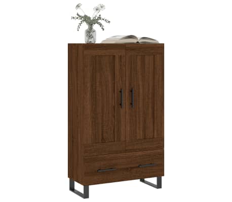 vidaXL Highboard Brown Oak 69.5x31x115 cm Engineered Wood